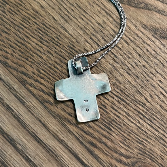 Silpada Sterling Cross Pendant Necklace - Picture 7 of 14